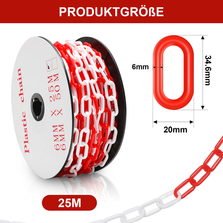 Sonnewelt Absperrkette Warnkette 25m/50m