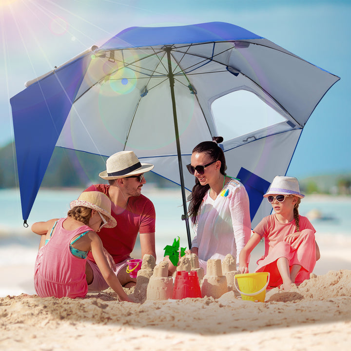 Sonnewelt parasol with side wall 210cm