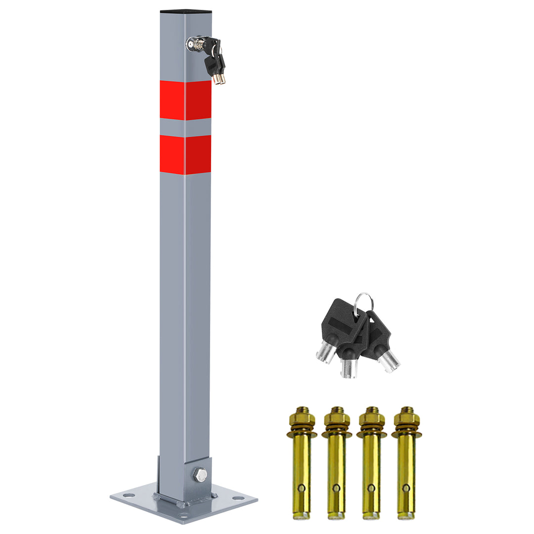 Sonnewelt parking post barrier post with 3 keys