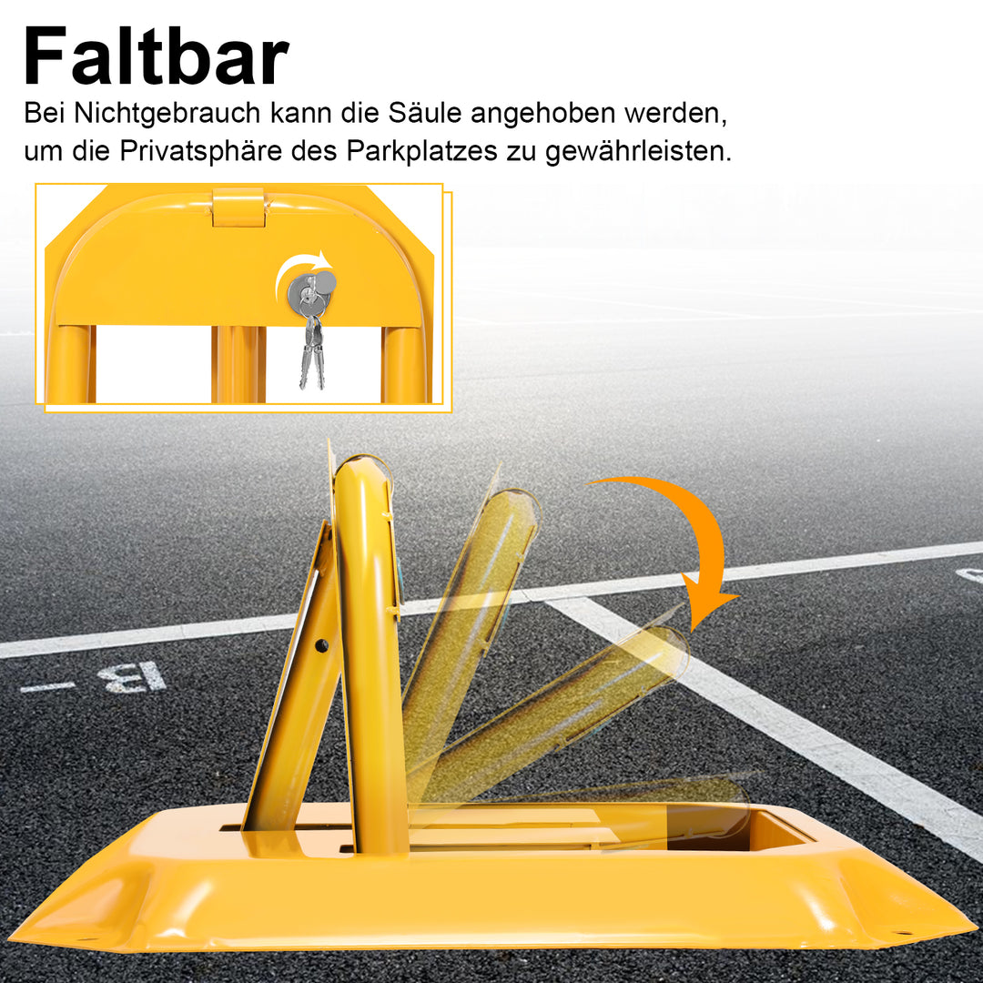 Sonnewelt Foldable Parking Lock with 3 Keys