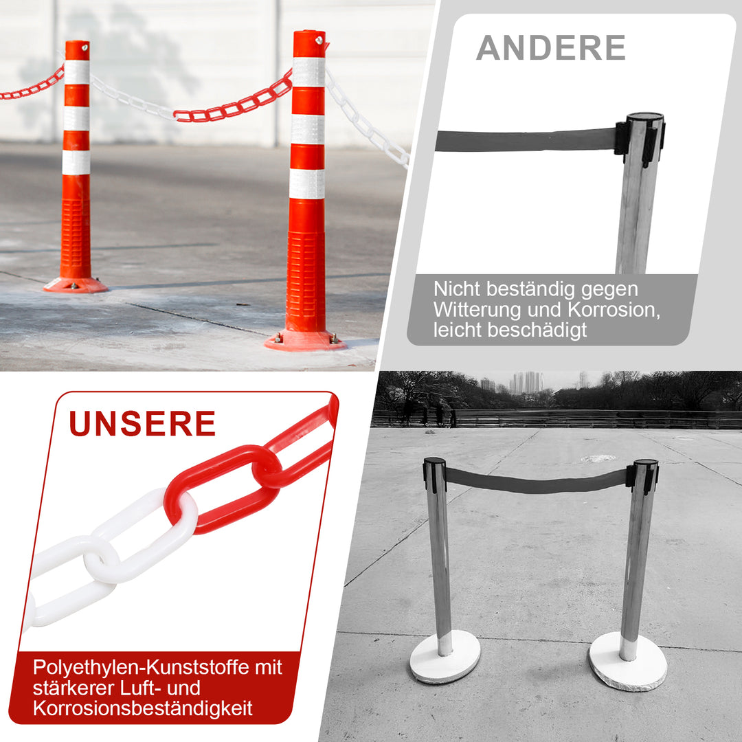 Sonnewelt Absperrkette Warnkette 25m/50m