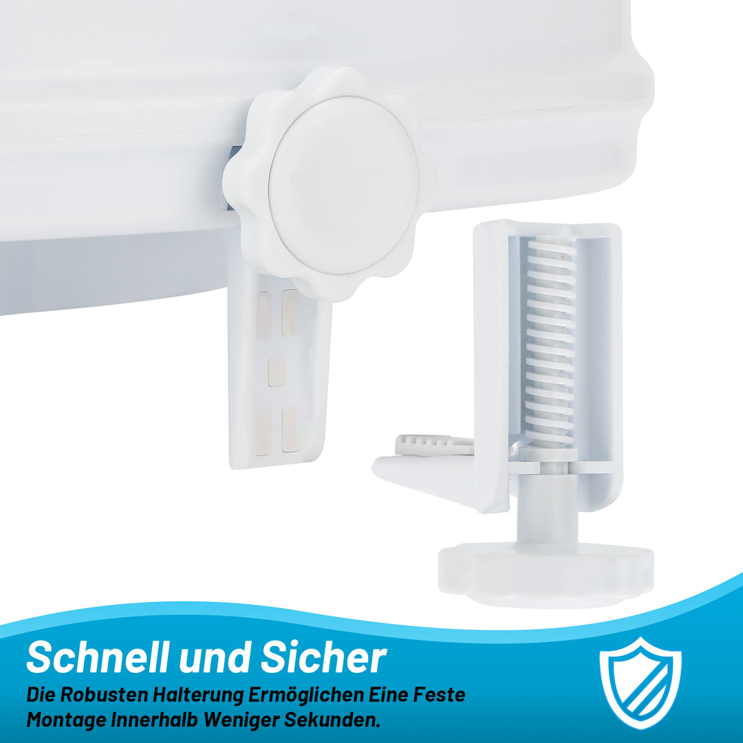 Sonnewelt raised toilet seat 10 cm with lid