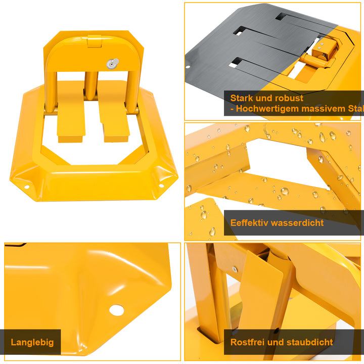 Sonnewelt Foldable Parking Lock with 3 Keys