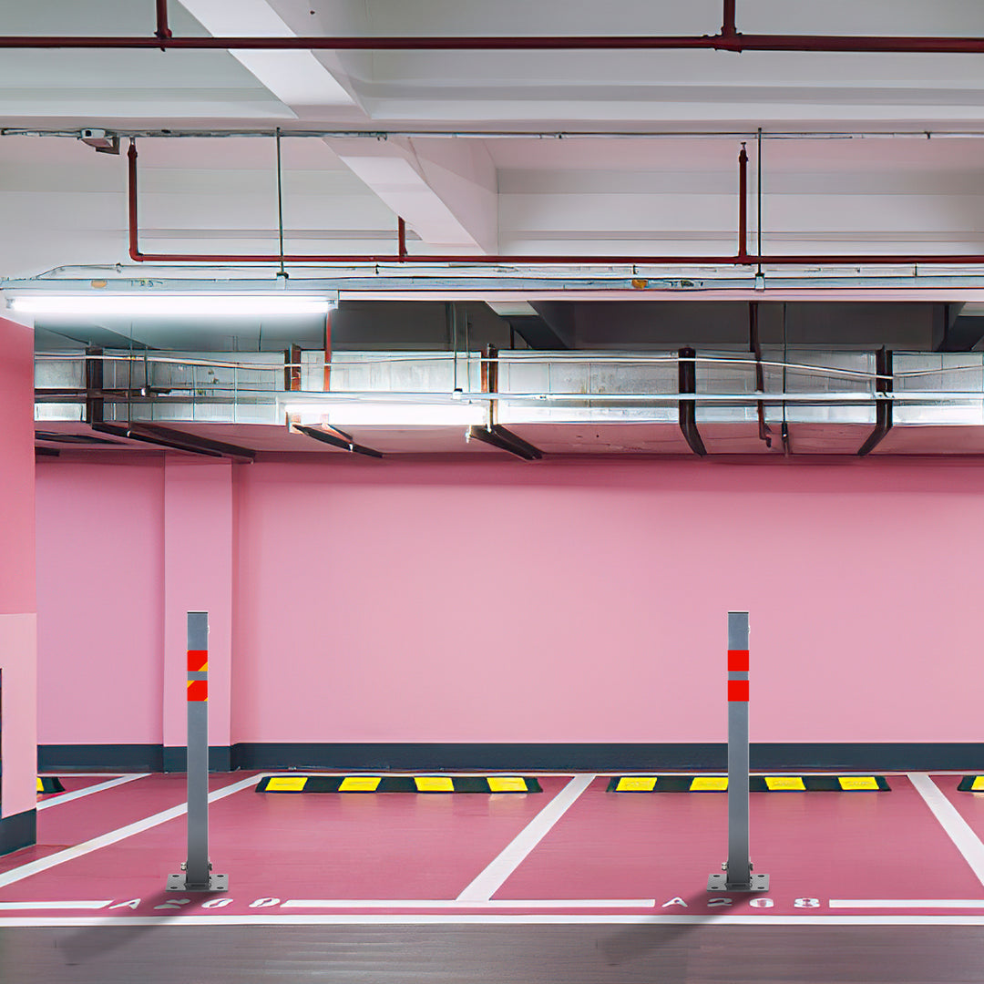 Sonnewelt parking post barrier post with 3 keys