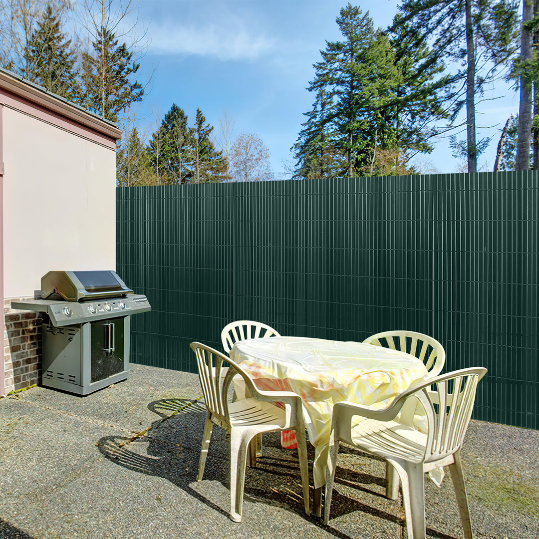 Sonnewelt PVC privacy screen with cable ties W-structure reinforcement