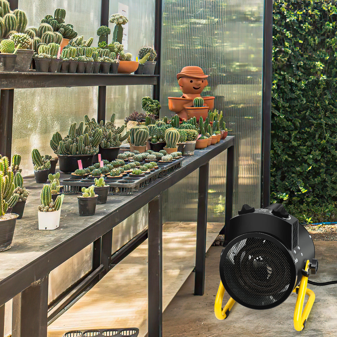 Sonnewelt 2000W Frostwächter mit Thermostat Gewächshaus IPX4