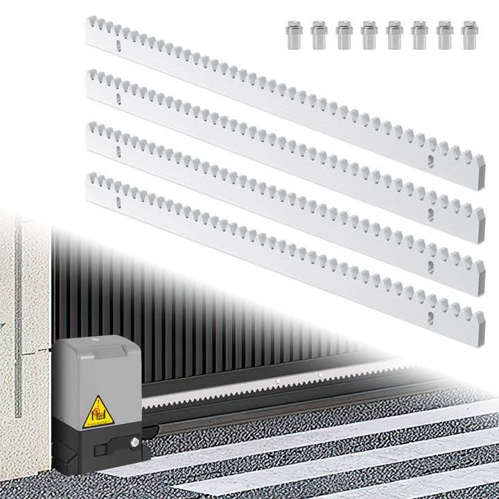 Sonnewelt Zahnstange verzinktem Stahl für Schiebetorantrieb 2m