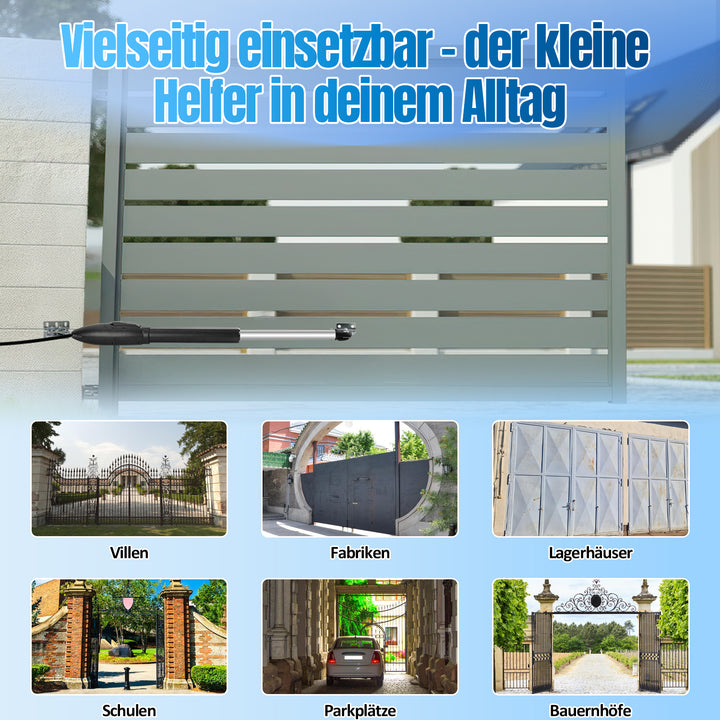 Sonnewelt Automatischer Flügeltorantrieb Doppelflügeltorantrieb 600kg
