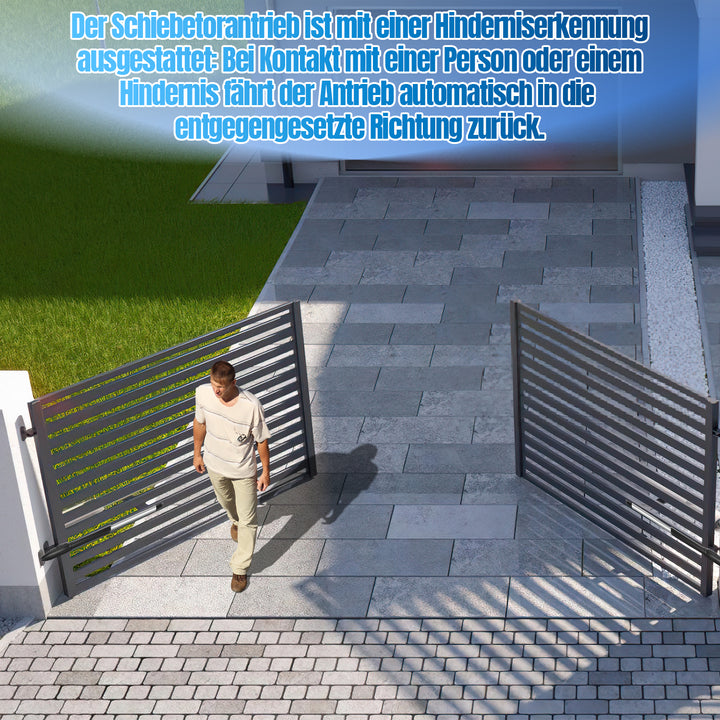 Sonnewelt Automatischer Flügeltorantrieb Doppelflügeltorantrieb 600kg