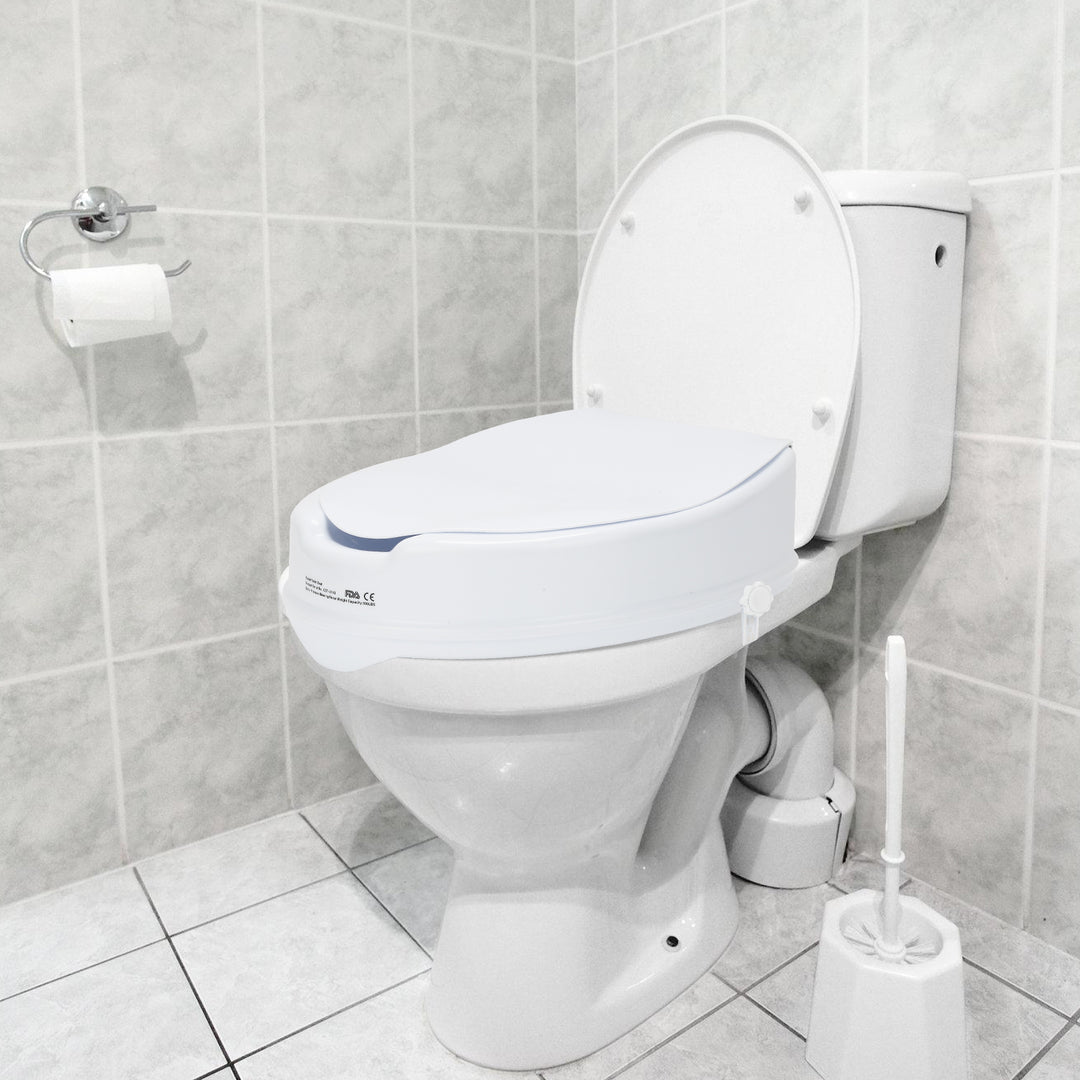 Sonnewelt raised toilet seat 10 cm with lid