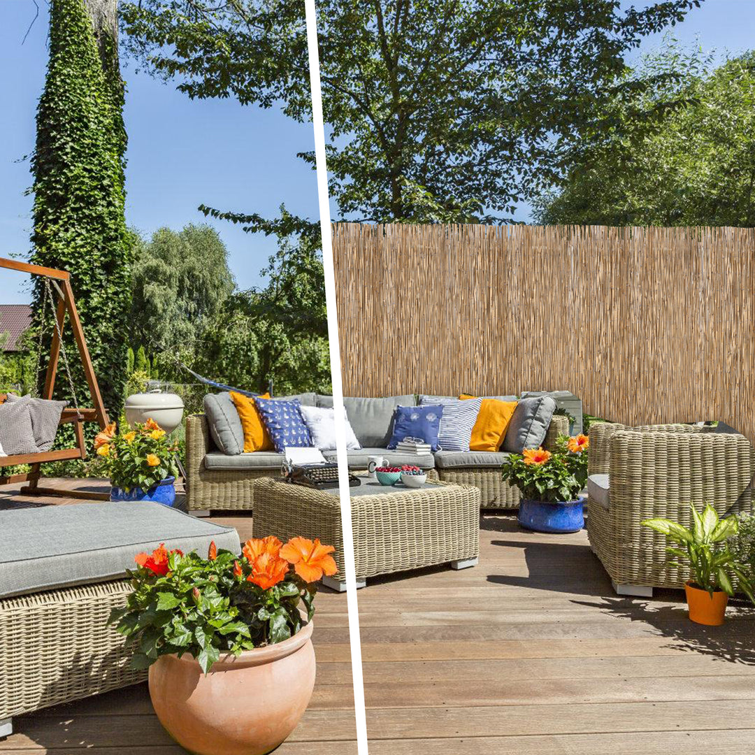 Sonnewelt Schilfrohrmatte Reedmatte Sichtschutz
