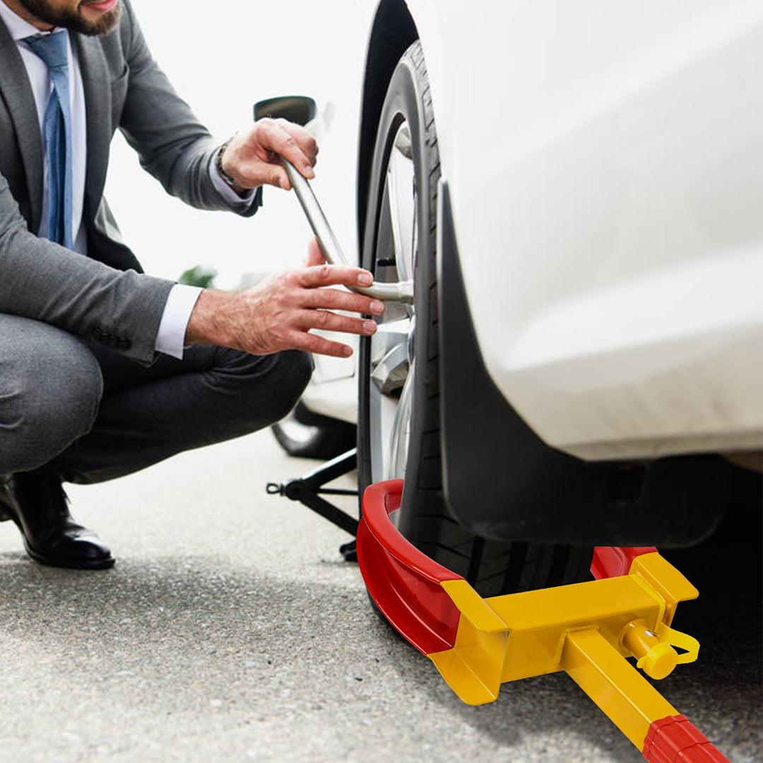 Sonnewelt wheel clamp immobilizer with 3 keys