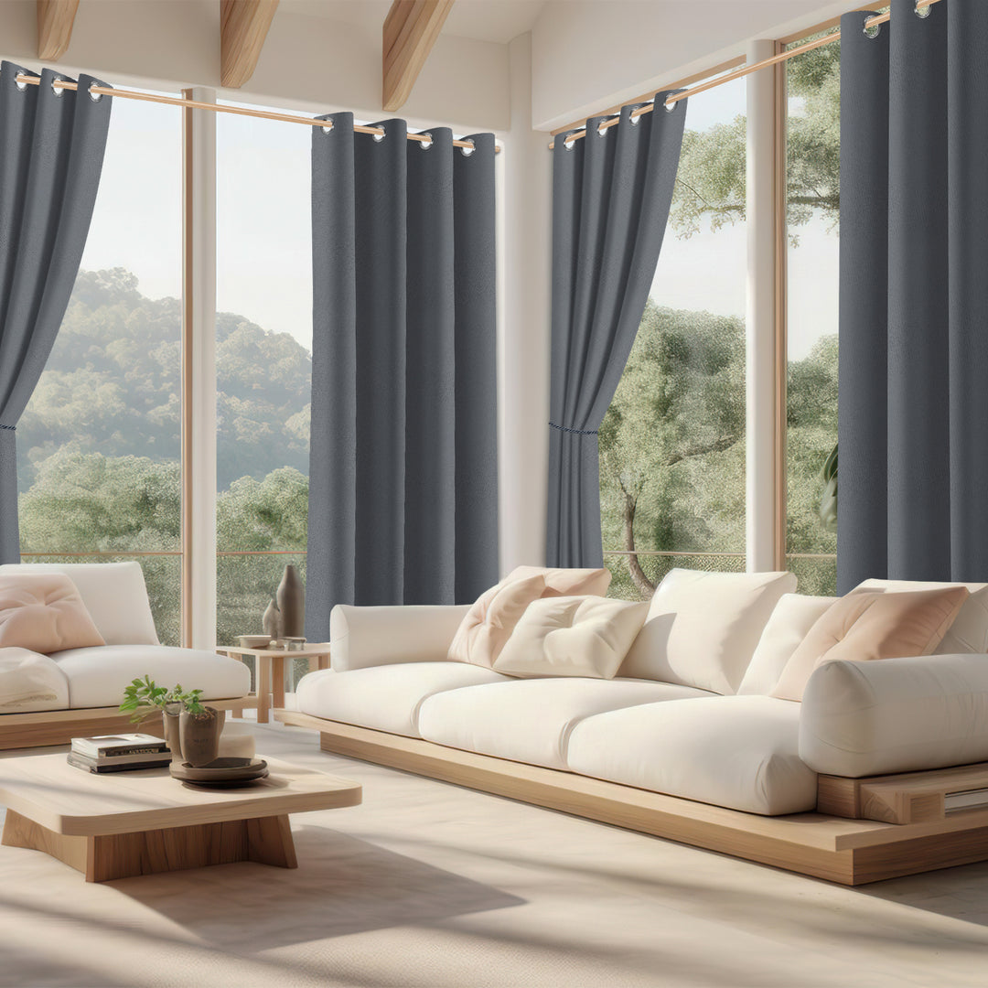 Sonnewelt Outdoor Vorhang Wasserdicht mit Ösen