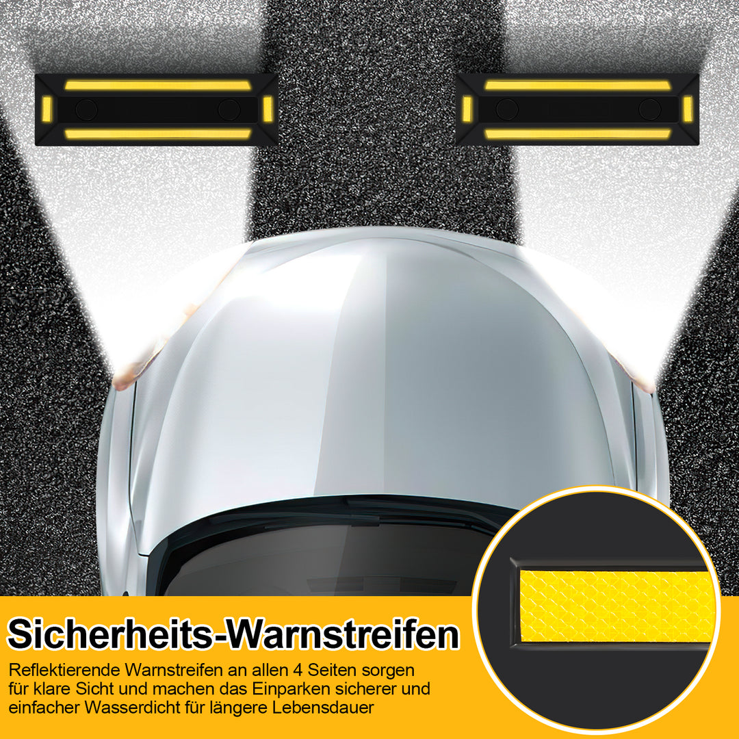 Sonnewelt 2 x rubber wheel stoppers parking barrier