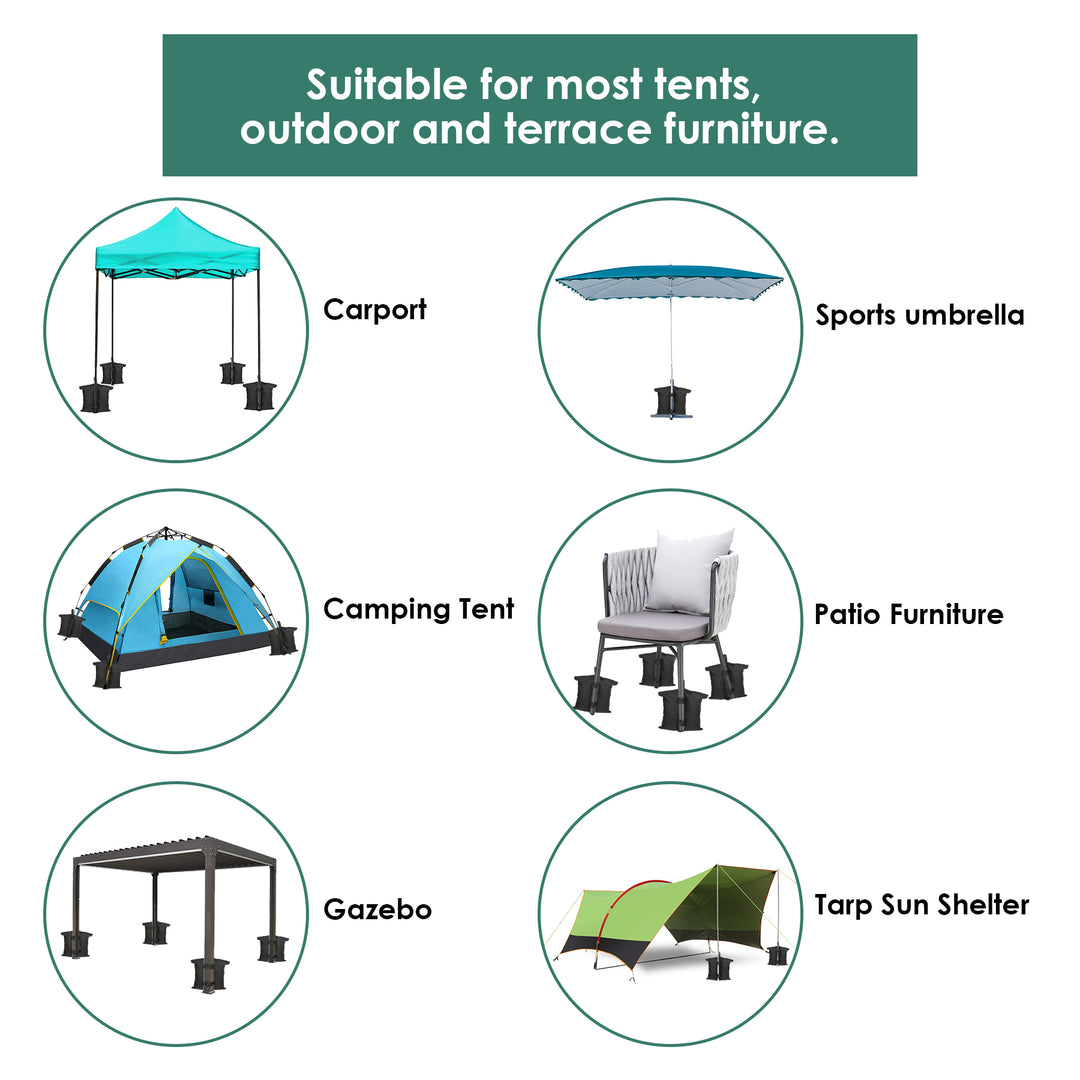 Sonnewelt Pavillon Sandsäcke 4er Set