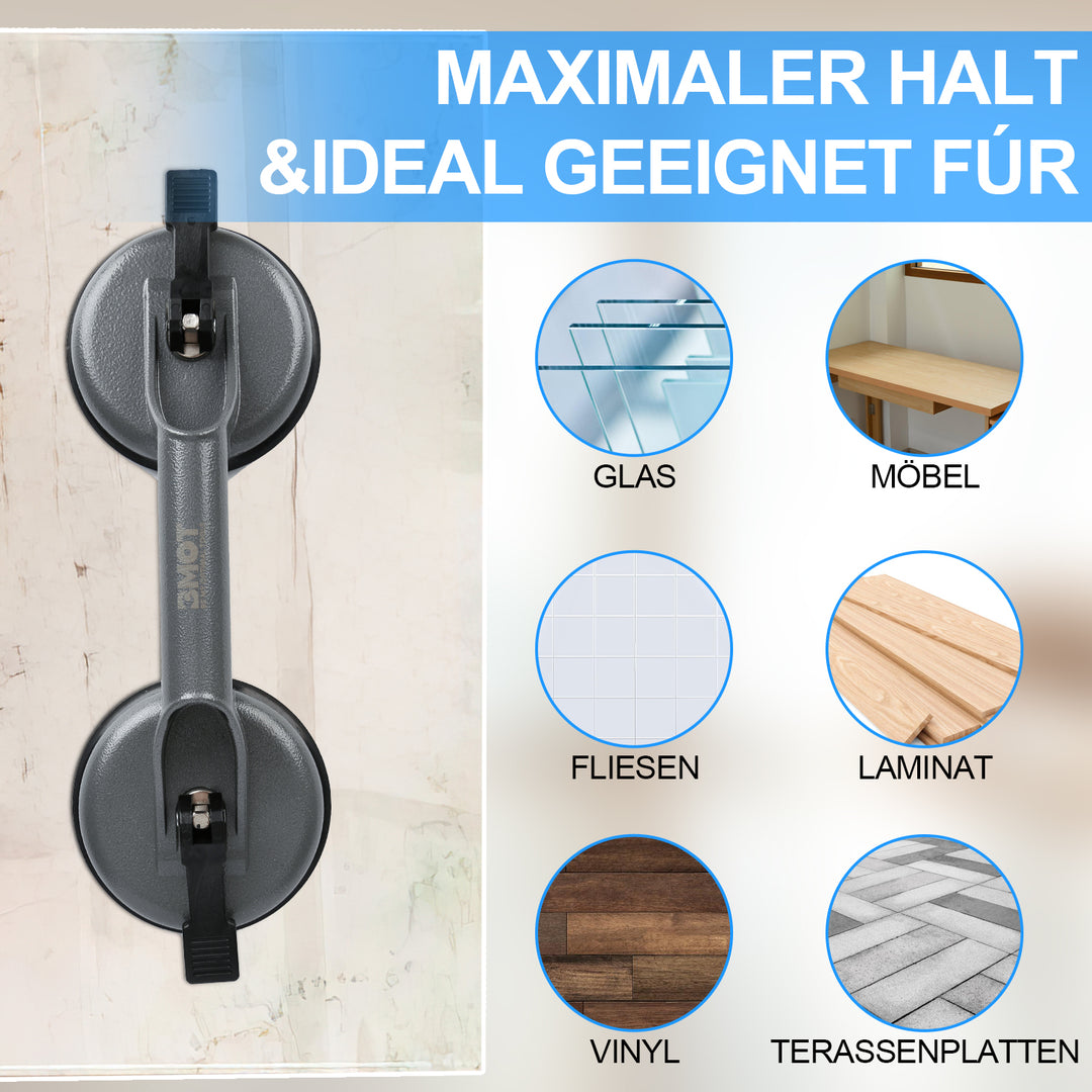 Sonnewelt 2x Saugheber Glassauger 100KG