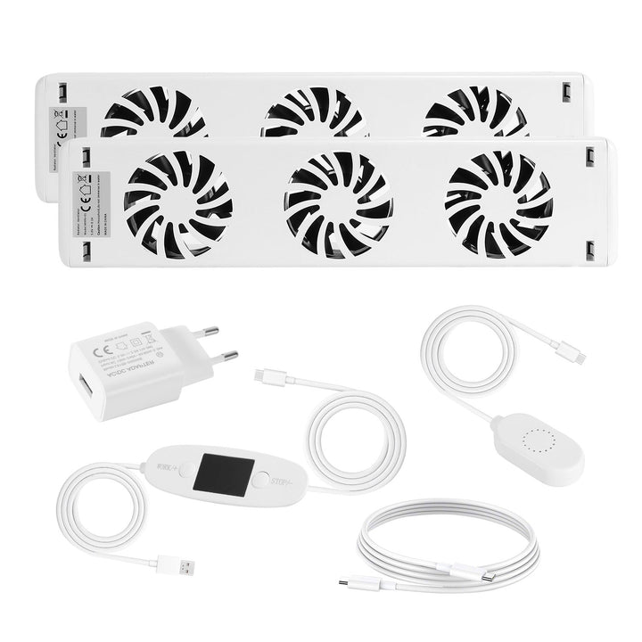 Sonnewelt Heizkörperverstärker Rippenheizkörper 3 Lüfter