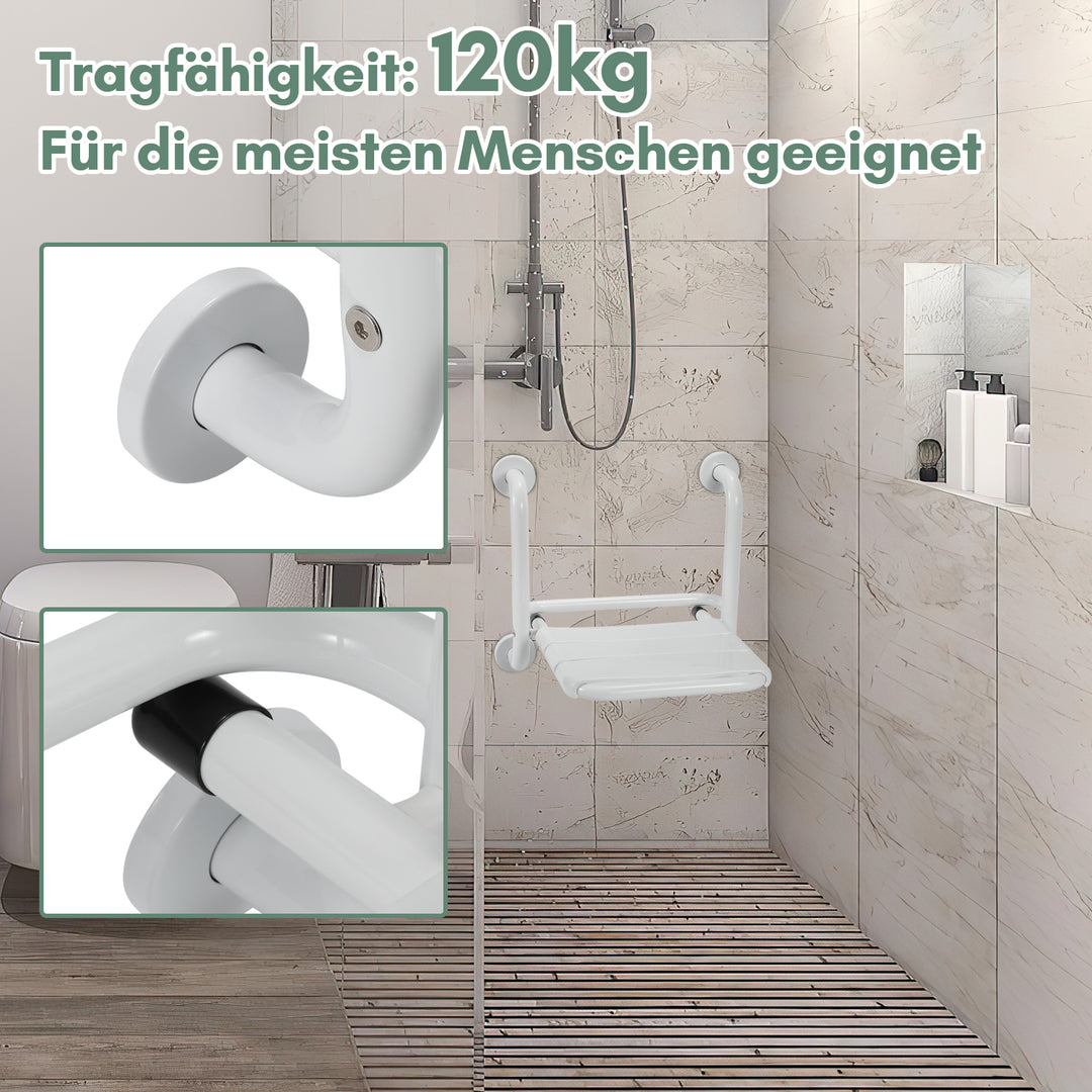 Sonnewelt Duschklappsitz Duschhocker Wandmontage