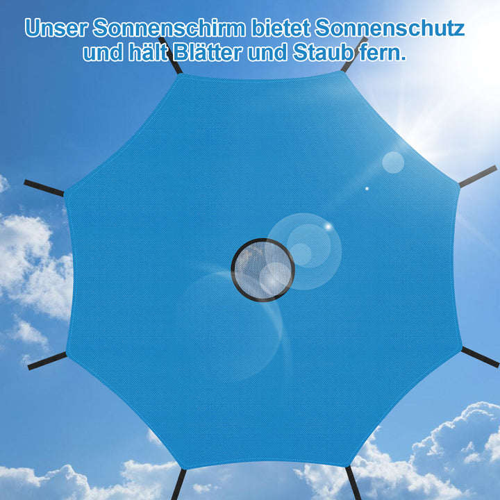 Sonnewelt Trampolin Abdeckung Sonnenschutz Ø 244cm Ø 306cm