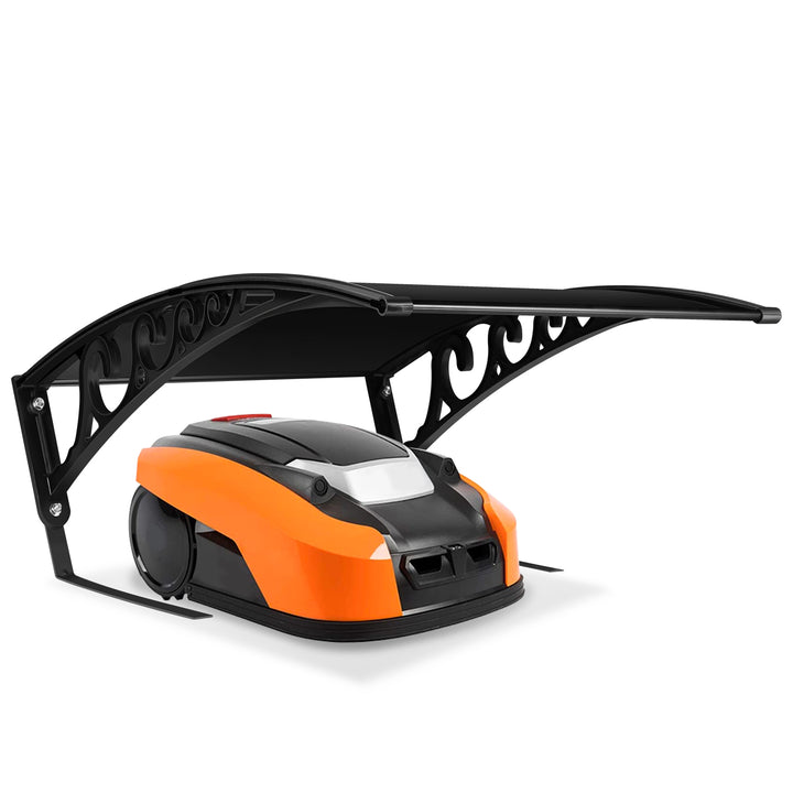 Sonnewelt Robotic Lawnmower Garage Roof Carport Black