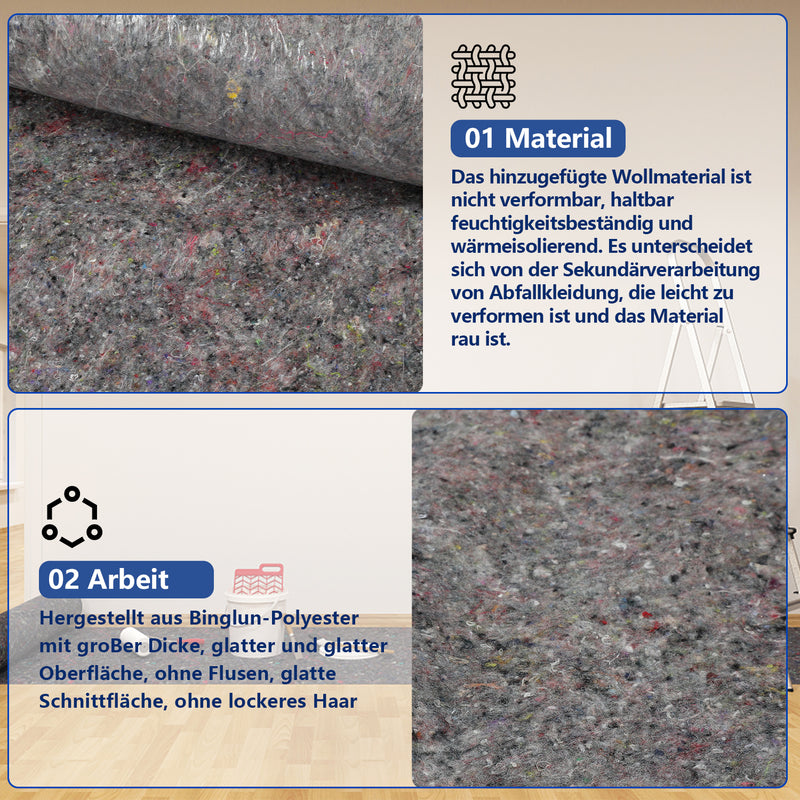 Sonnewelt painting fleece covering fleece 220g/㎡ for cleaning and painting work