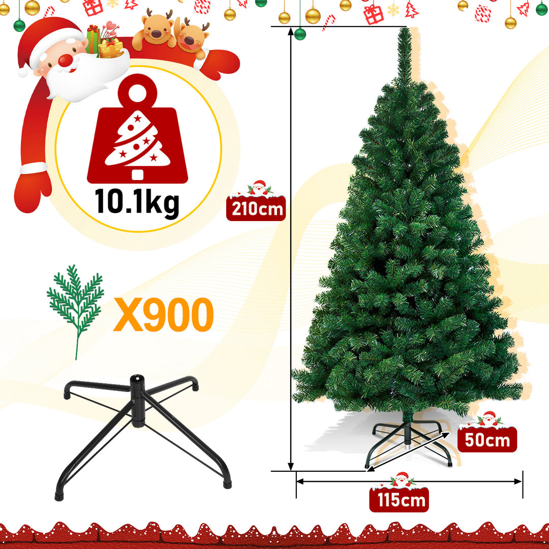 Sonnewelt Christbaum Künstlicher Weihnachtsbaum Grün/Weiß