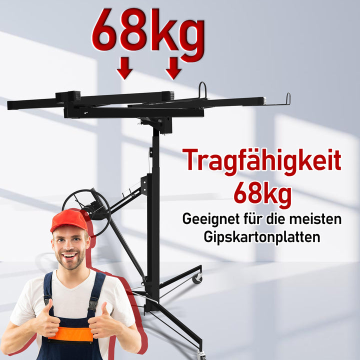 Sonnewelt plate lifter foldable 140 cm-350 cm working height height adjustable 68kg