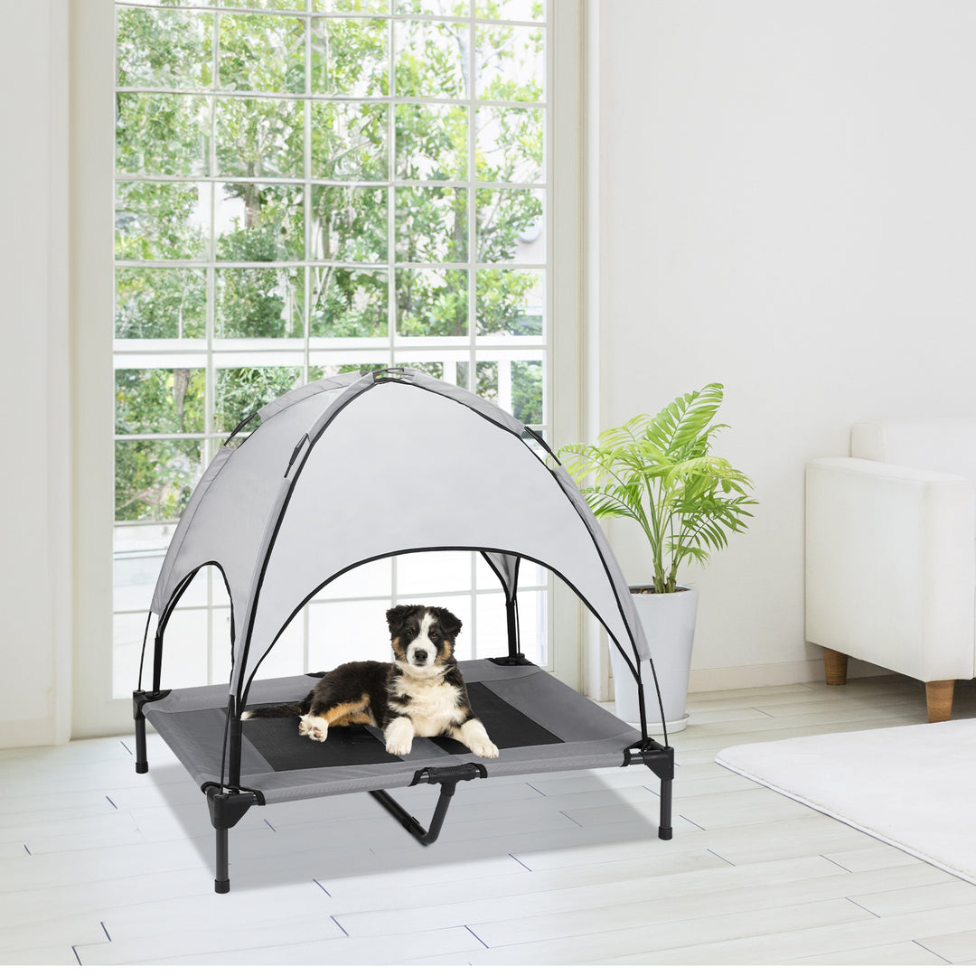 Sonnewelt Haustierbett mit Baldachin für Indoor & Outdoor