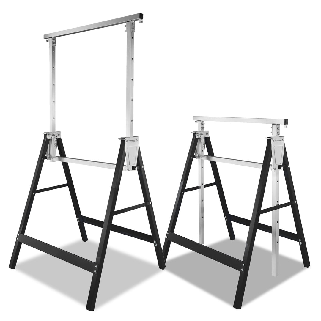 Sonnewelt 2x scaffolding trestle folding trestle 7-way height adjustable