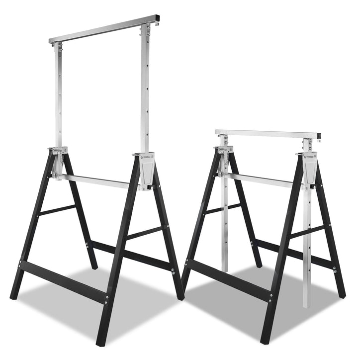 Sonnewelt 2x scaffolding trestle folding trestle 7-way height adjustable