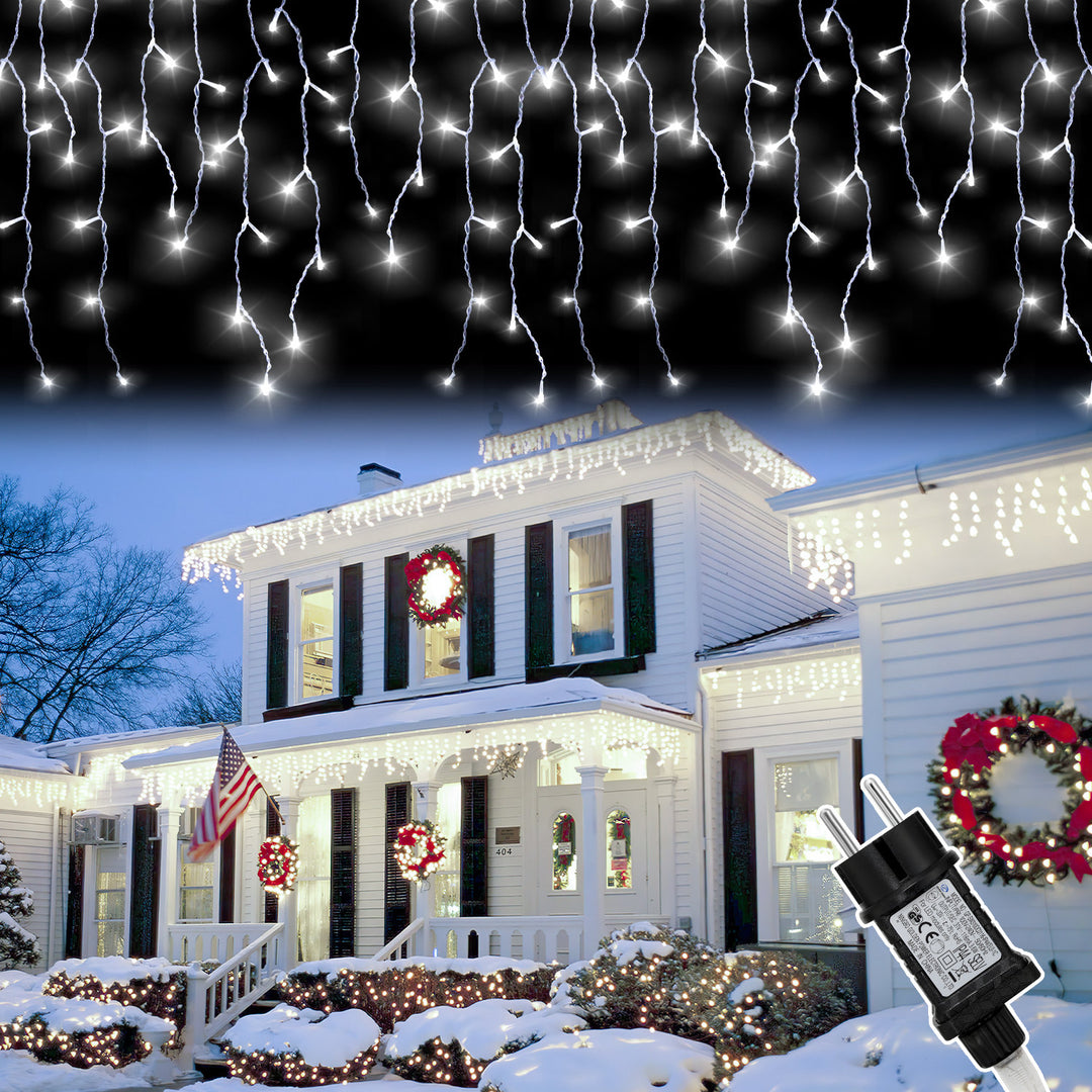 Sonnewelt LED icy rain light chain 200/400/600 LEDs