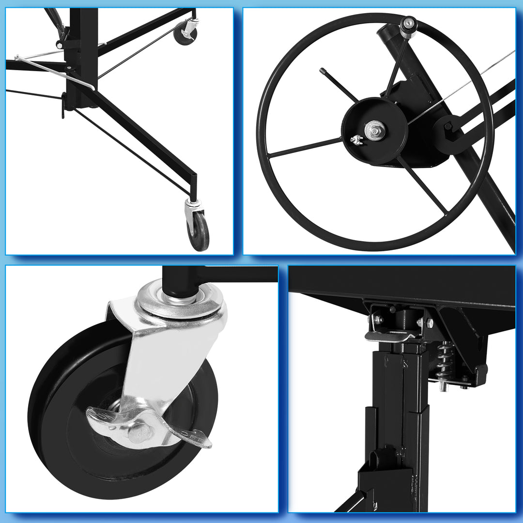 Sonnewelt plate lifter foldable 140 cm-350 cm working height height adjustable 68kg