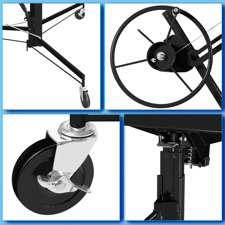 Sonnewelt plate lifter foldable 140 cm-350 cm working height height adjustable 68kg