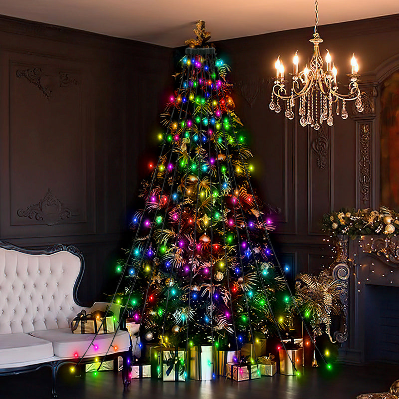Sonnewelt LED Christbaumbeleuchtung mit Ring 280 LEDs IP44