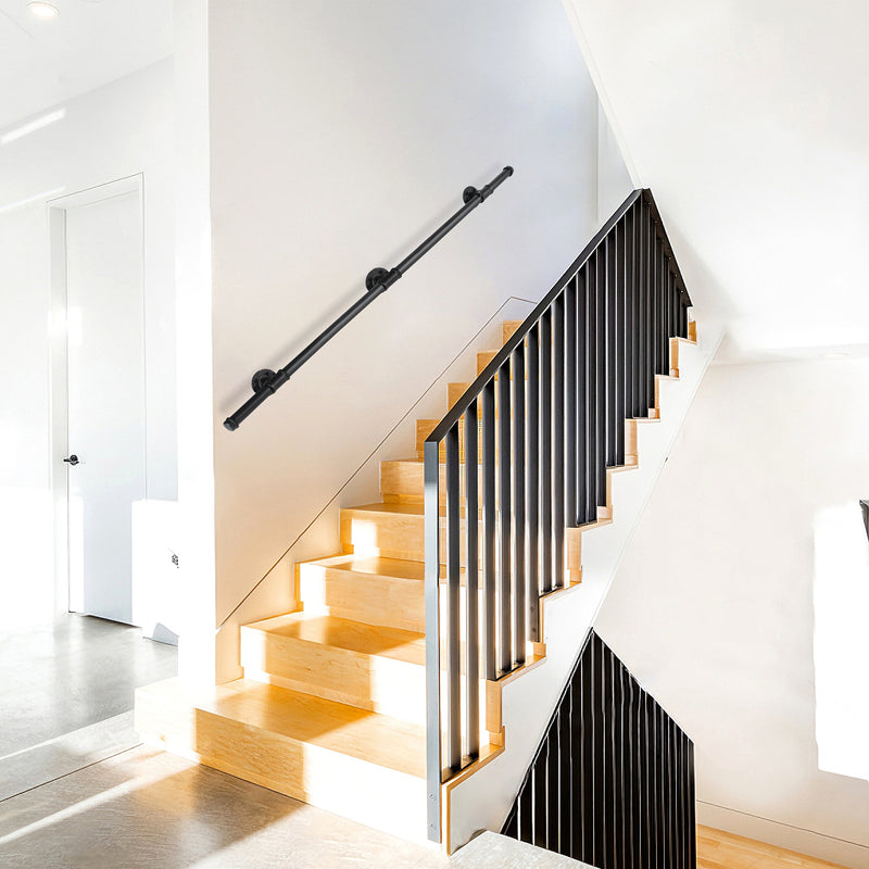 Sonnewelt Handlauf Treppe Edelstahl Handlauf Schwarz