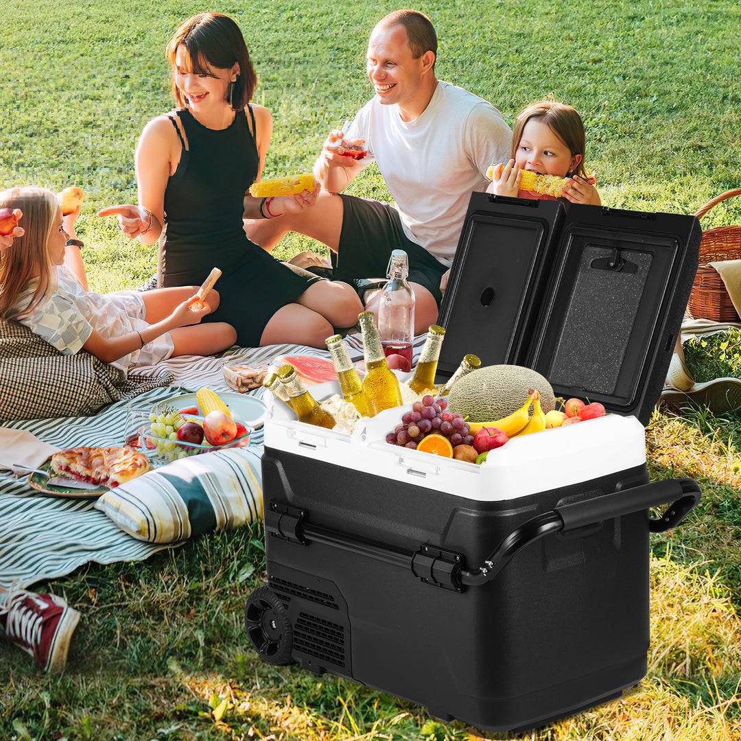 Sonnewelt Kompressor Kühlbox Kühlschrank 50L KFZ APP