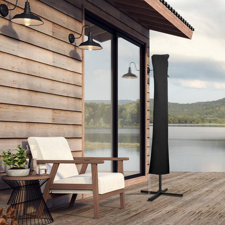 Sonnewelt Sonnenschirm Schutzhülle Abdeckung mit Stab