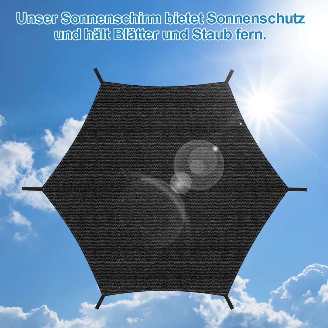 Sonnewelt Trampolin Abdeckung Sonnenschutz Ø 244cm Ø 306cm