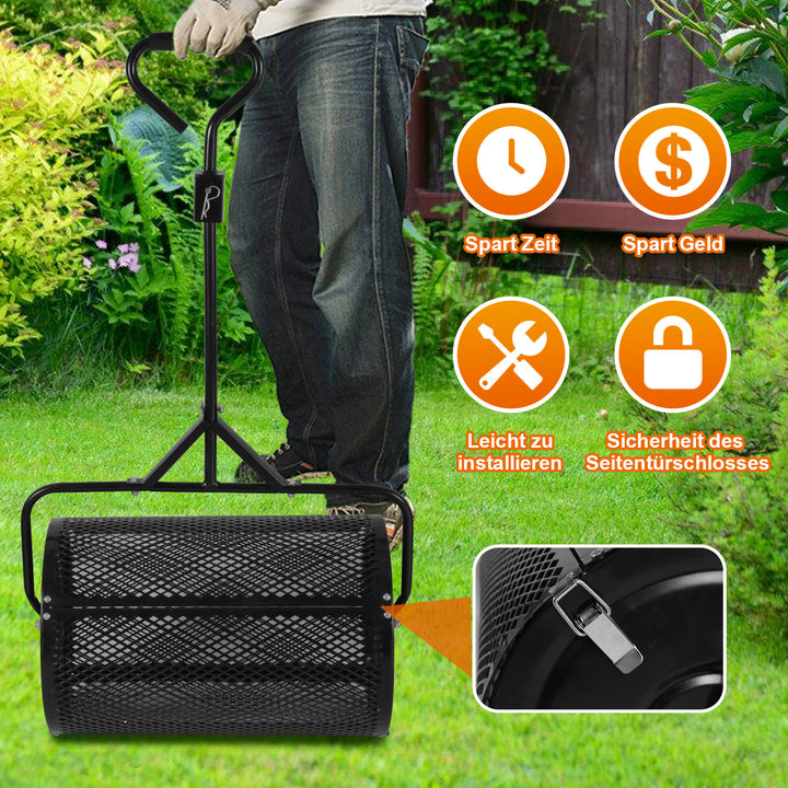 Sonnewelt Kompoststreuer Saatgutstreuer 75L