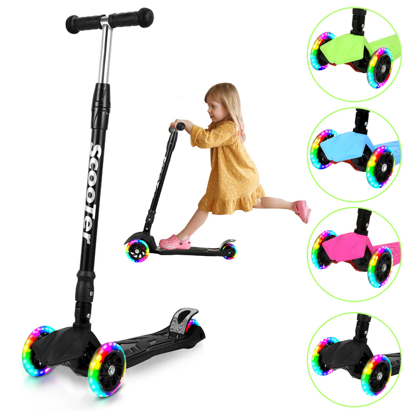 Sonnewelt Kinderroller Faltbar mit LED Leuchtenden Räder