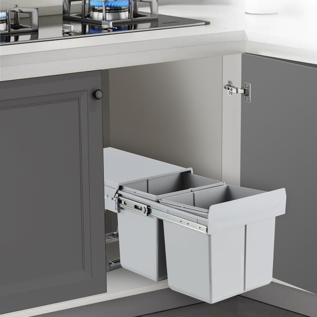 Sonnewelt Mülleimer Abfalleimer Einbau 30L Schrank