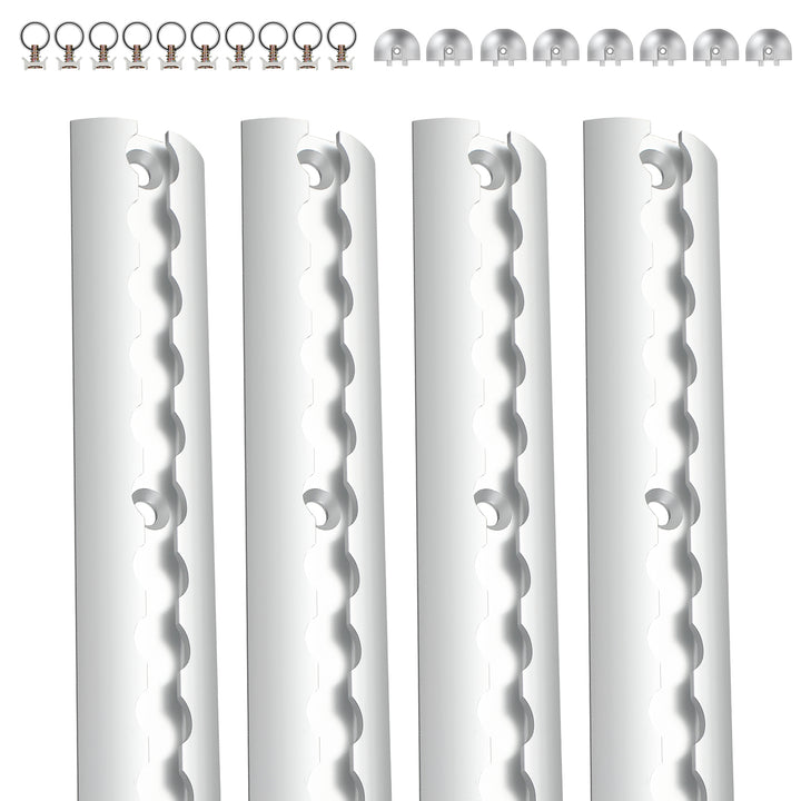 Sonnewelt Airline Rail 4x 1m Aluminium for Motorhomes and Trucks
