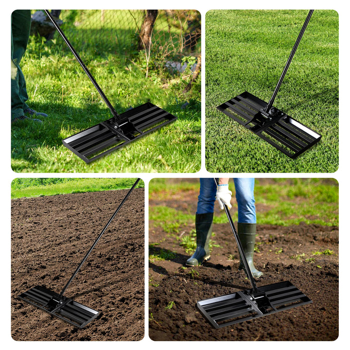 Sonnewelt Rasenrakel Nivellierrechen 75cmx25cm