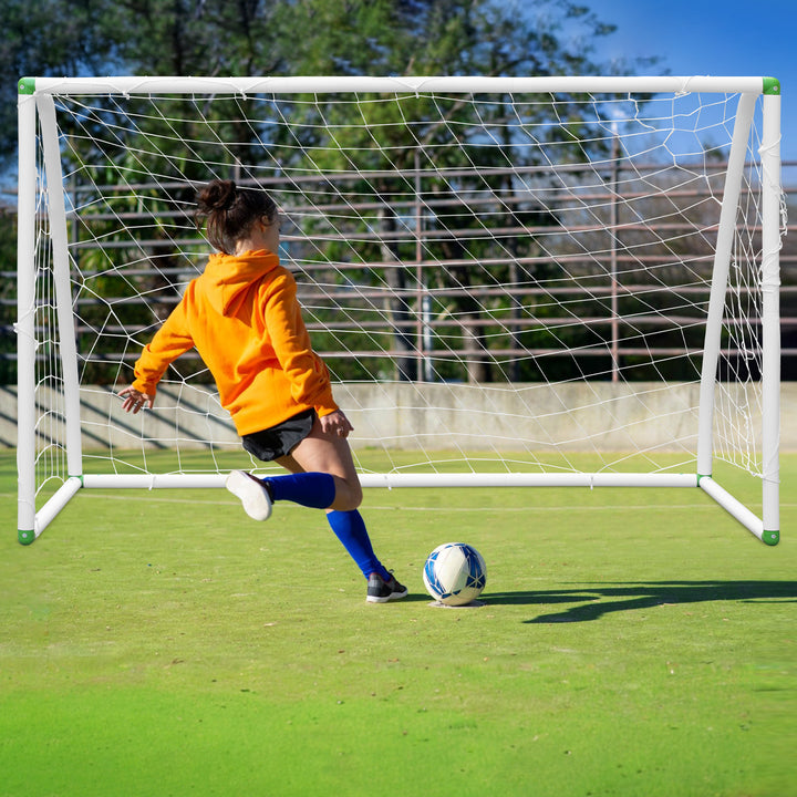 Sonnewelt Fußballtor PVC mit Netz Tragbares