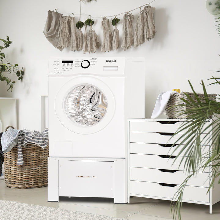 Sonnewelt washing machine base with drawer