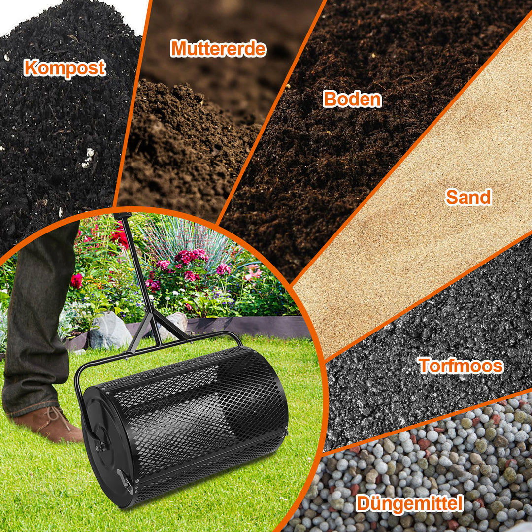 Sonnewelt Kompoststreuer Saatgutstreuer 75L