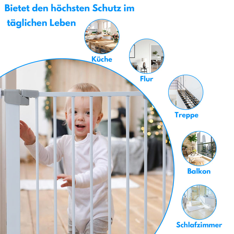 Sonnewelt Treppenschutzgitter Kindergitter ohne Bohren