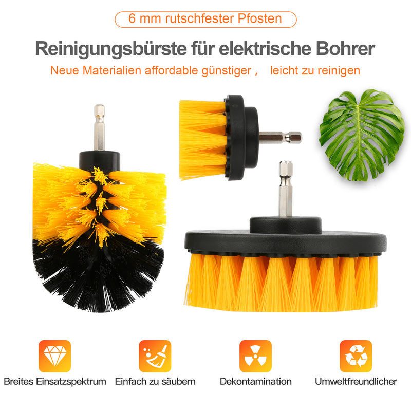 Sonnewelt Bürstenaufsatz Reinigungsbürste Set Für Bohrmaschine 3-18 Pcs