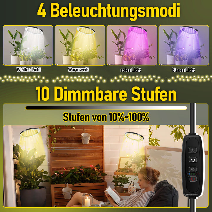 Sonnewelt LED Pflanzenlampe 13W  LED Vollspektrum