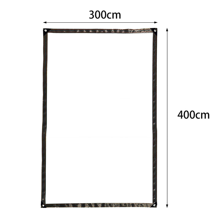 Sonnewelt Transparent Tarpaulin Waterproof with eyelets